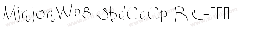 MinionW08 SbdCdCp Re字体转换